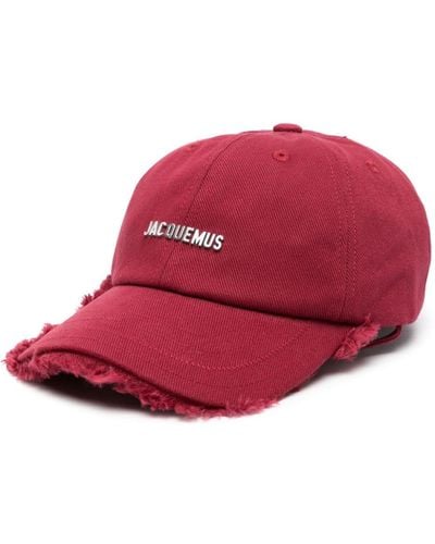 Jacquemus Artichaut Baseball Cap With Fringes - Red