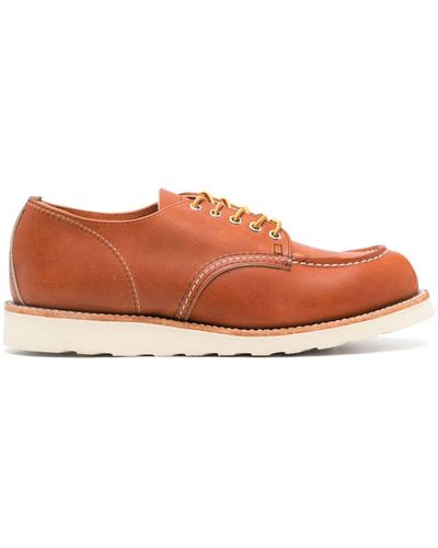 Red Wing Shop Moc leather derby shoes - Marrón