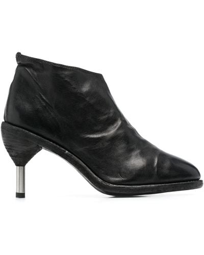 Guidi Metal-heel Ankle Boots - Black