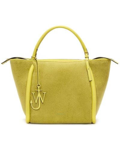 JW Anderson Bumper 31 Terry Towel Tote Bag - Yellow