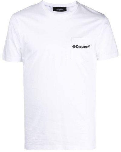 DSquared² ディースクエアード ロゴ Tシャツ - ホワイト