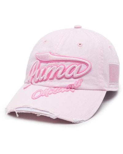 PUMA X Ottolinger Distressed Baseball Cap - Pink