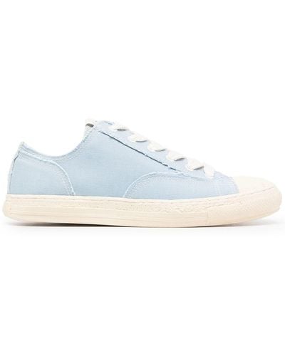 Maison Mihara Yasuhiro General Scale Contrast Toe-cap Sneakers - Blue