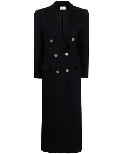 Bally Double-breasted Wool Coat - Black