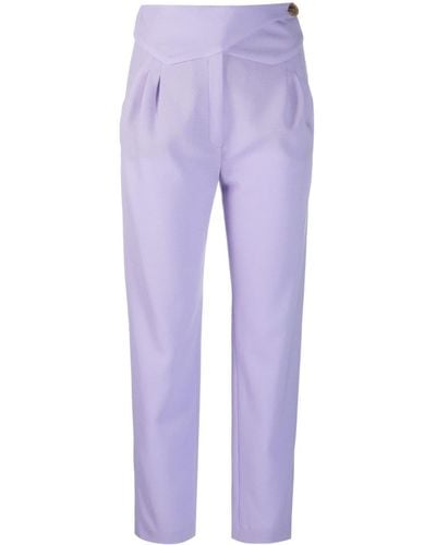 Blazé Milano Straight Broek - Paars