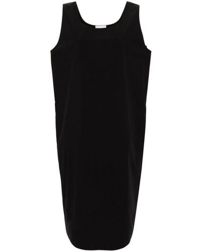 The Row Janah Cotton Midi Dress - Black