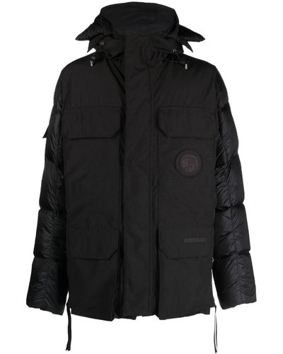 Canada Goose Paradigm Expedition パデッドスリーブ パーカーコート - ブラック