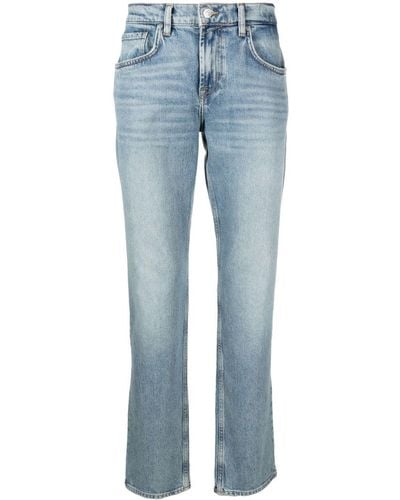 7 For All Mankind Jean The Straight Waterfall - Bleu