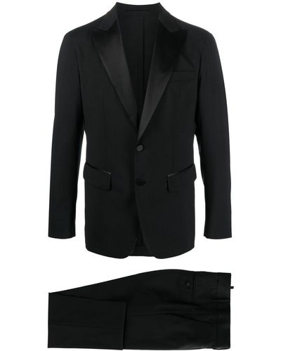 DSquared² Virgin-wool Single-breasted Suit - Black