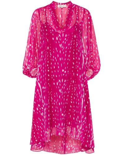 Diane von Furstenberg Ileana Midi Dress - Pink