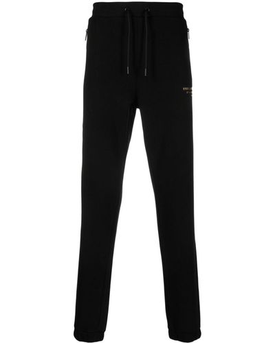 Karl Lagerfeld Pantalon de jogging en jersey à logo imprimé - Noir