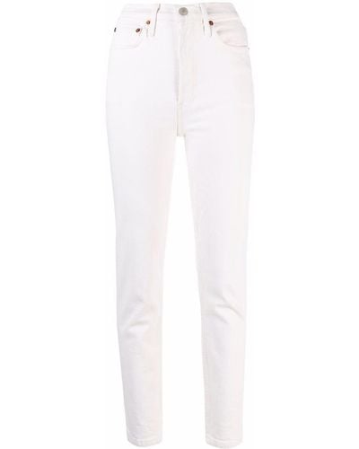RE/DONE Cropped Jeans - Wit