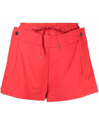 Vivienne Westwood Anglomania Short de sport à design carré - Rouge