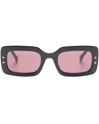 Carolina Herrera Square-frame Tinted Sunglasses - Pink