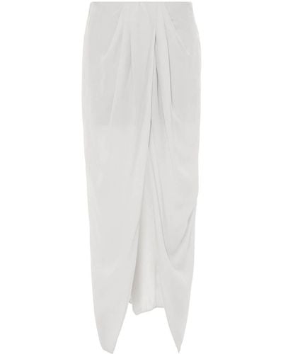 Giorgio Armani Shorts con design a strati - Bianco