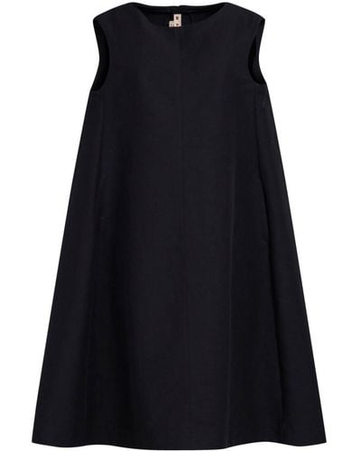 Marni Flared Midi Dress - Black
