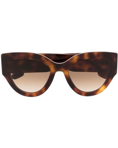 Victoria Beckham Tortoiseshell-effect Cat-eye Sunglasses - Brown