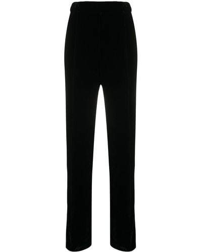 N°21 Pantalones con ribete de cristales - Negro