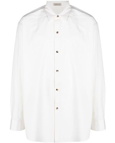 Fear Of God Hemd mit lockerem Schnitt - Weiß