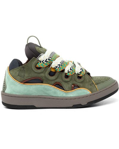 Lanvin Sneakers Met Colourblocking - Groen