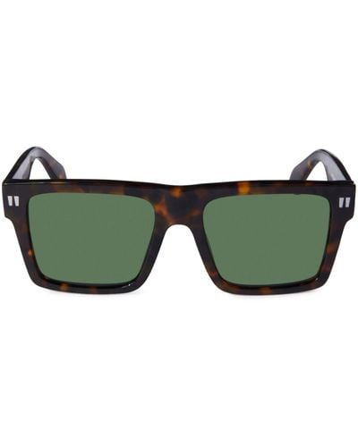 Off-White c/o Virgil Abloh Lawton Square-frame Sunglasses - Green
