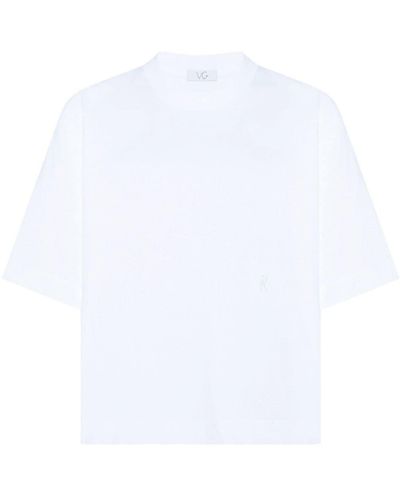 Rosetta Getty X Violet Getty Cropped-T-Shirt - Weiß