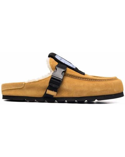 McQ Grow-up Suède Loafers - Bruin