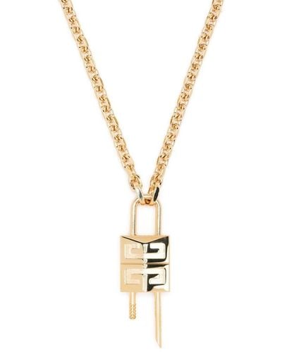 Givenchy 4g Padlock-pendant Necklace - Metallic