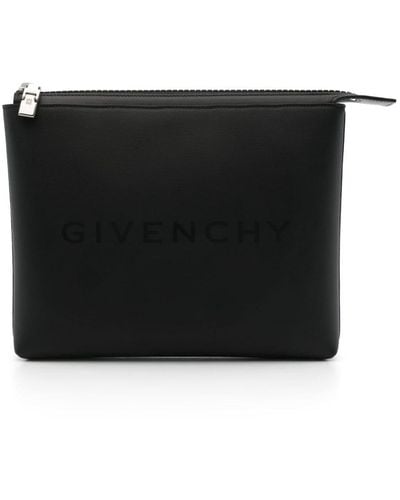 Givenchy Clutch mit 4G-Motiv - Schwarz