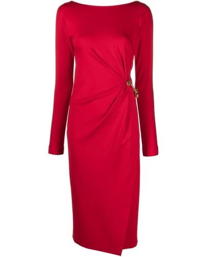 Moschino Chain-link Midi Dress - Red