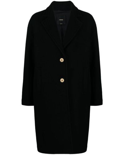 Pinko Manteau à simple boutonnage - Noir
