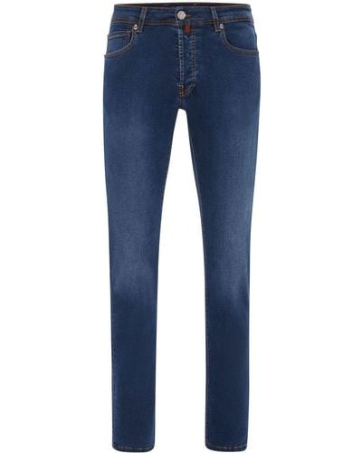 Billionaire Jeans Met Borduurwerk - Blauw
