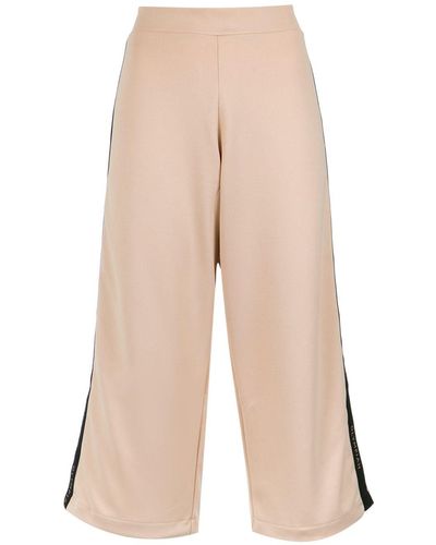 Olympiah X Silvia Braz Wide Leg Cropped Trousers - Natural