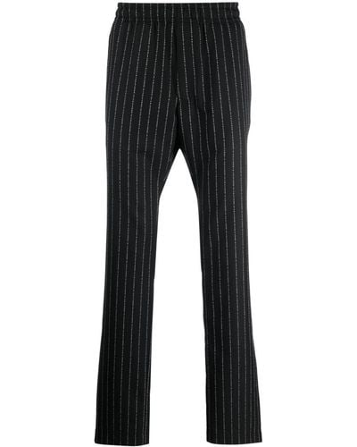 1017 ALYX 9SM Logo-pattern Wool-blend Trousers - Black