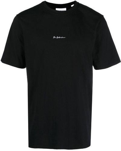Han Kjobenhavn T-shirt Met Logoprint - Zwart