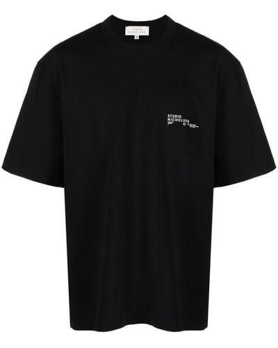 Studio Nicholson Module Cotton T-shirt - Black