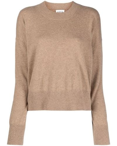 P.A.R.O.S.H. Fijngebreide Sweater - Naturel