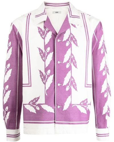 Bode Overhemd Met Print - Roze