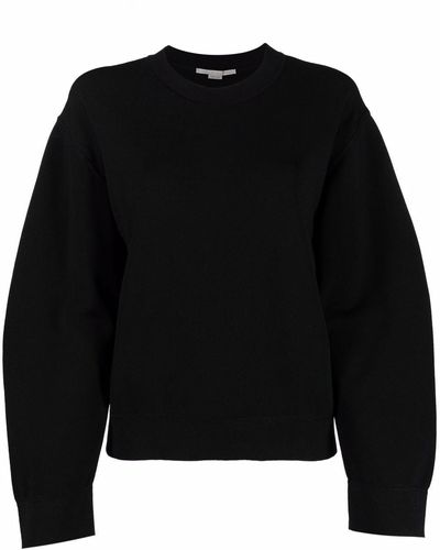 Stella McCartney Compact-knit Sweater - Black