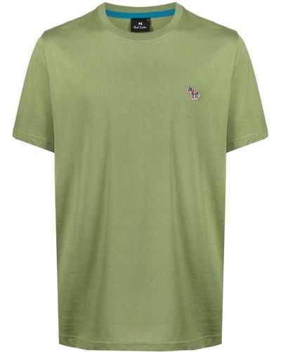 PS by Paul Smith T-shirt con applicazione - Verde