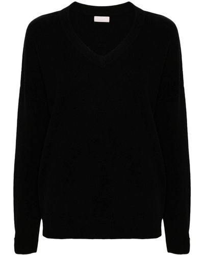 Liu Jo Vネック セーター - ブラック