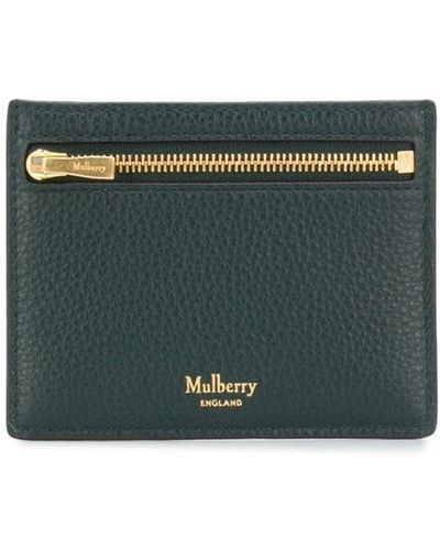 Mulberry Kartenetui mit Logo - Grün