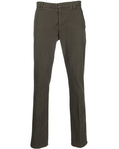 Dondup Mid-rise Slim-fit Pants - Gray