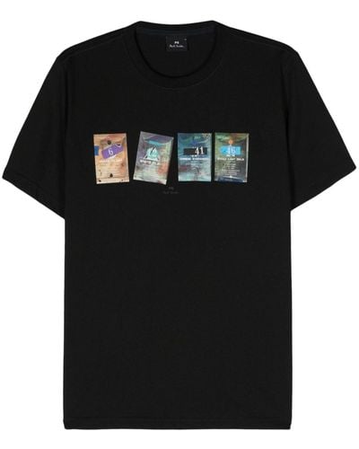 PS by Paul Smith Seed Packet T-Shirt - Schwarz