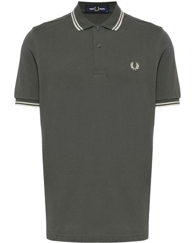 Fred Perry ロゴ ポロシャツ - グリーン