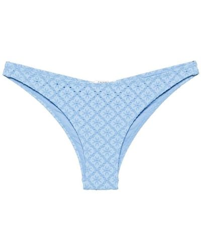 Twin Set Bragas de bikini con diseño calado - Azul