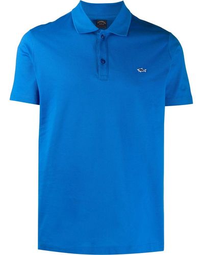 Paul & Shark Poloshirt mit schmalem Schnitt - Blau