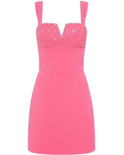 Rebecca Vallance Marie Sequin-Embellished Dress - Pink