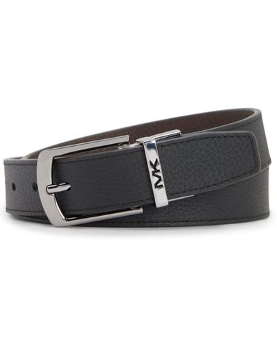 Michael Kors Reversible Leather Belt - Black
