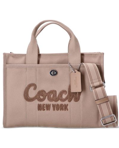 COACH Cargo Logo-embroidered Tote Bag - Pink